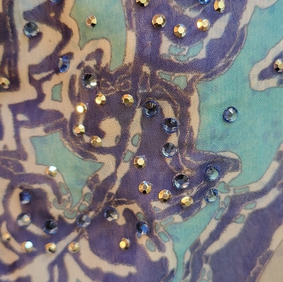 Ladies sheer tunic- sz M/L, Style&Co, - Picture 6 of 6